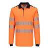Polo manches longues Modaflame PW3 haute visibilité RTP220