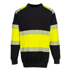 Sweat-shirtModaflame PW3 haute visibilite jaune/noir RTP300