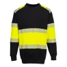Sweat-shirtModaflame PW3 haute visibilite jaune/noir RTP300