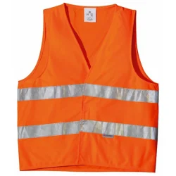 Gilet haute visibilité fluo bandes ceinture