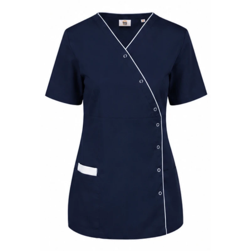 Tunique médicale avec boutons-pressions RTP180 Femme