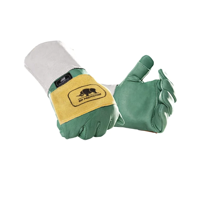 Gants forestiers anticoupure en cuir hydrophobe Sip 2SA4