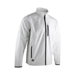 Veste softshell blanche imperméable et respirante RTP305