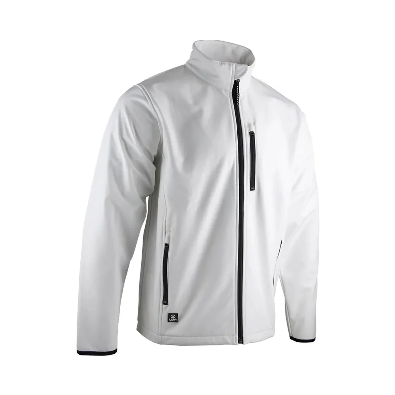 Veste softshell blanche imperméable et respirante RTP305