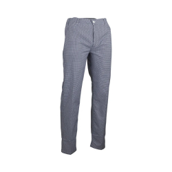 Pantalon de cuisine pied-de-poule à taille élastiquée RTP220