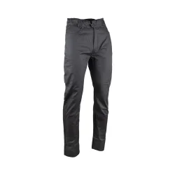 Pantalon de cuisine noir à ceinture éponge et taille élasitiquée RTP200