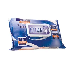 Pack de 100 lingettes imprégnées Clean'Up