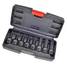 Coffret de douilles tournevis hexagonales à choc 1/2" 8 pièces