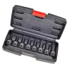 Coffret de douilles tournevis Torx à choc 1/2" 8 pièces
