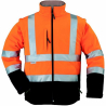 Blouson haute visibilité fluo polaire respirant