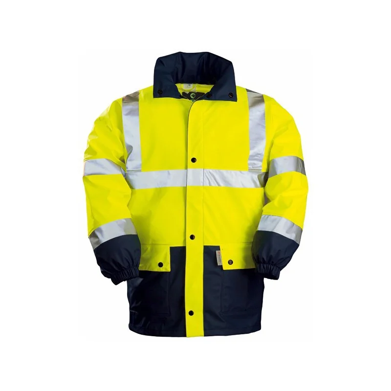 Veste haute visibilité fluo imperméable Coverguard