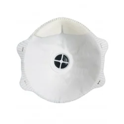 Masque respiratoire FFP1 à valve, boîte de 10 pièces