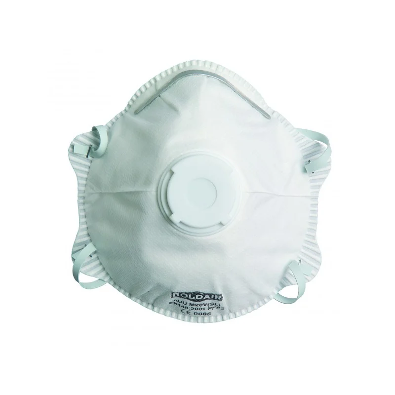 Masque respiratoire FFP2 à valve, boîte de 10 pièces